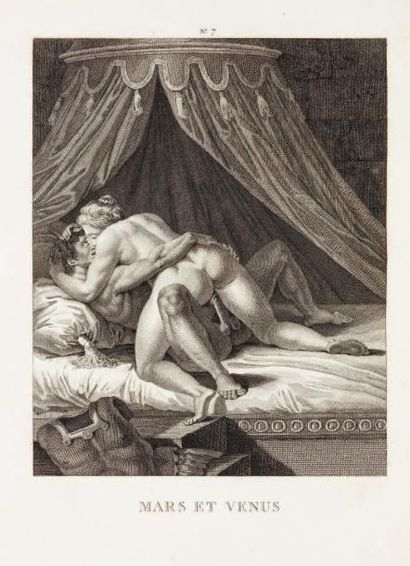 [ARETIN] L'Arétin d'Augustin Carrache, ou recueil de postures erotiques, d'apres...