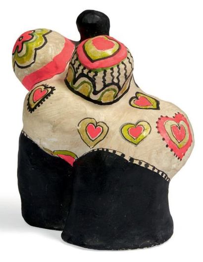 NIKI DE SAINT PHALLE (1930-2002) Nana, ca 1967 Plâtre original peint par l'artiste....