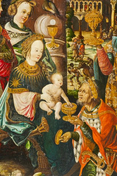 null HEINRICH VOGHTEER L'ANCIEN (DILLINGEN, 1490 - VIENNE, 1556)
L'Adoration des...