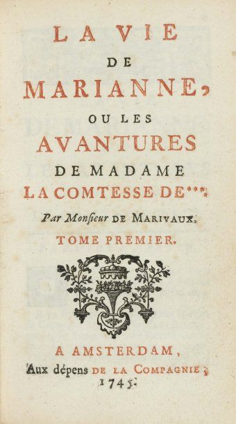 MARIVAUX (Pierre Carlet de Chamblain de). La Vie de Marianne, ou les Avantures de...