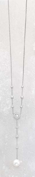 null A Diamond and Pearl Pendant CHOPARD The spectacle- Set Diamond and White Gold...