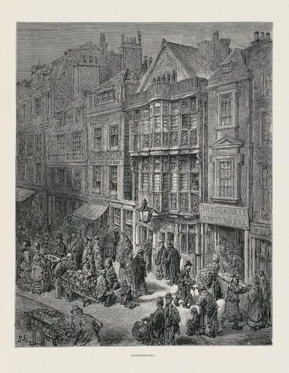 (Doré) ENAULT, Louis Londres. Illustré de 174 gravures sur bois par Gustave Doré....