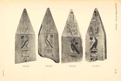KUENTZ CH Obélisques. Catalogue général des antiquités égyptiennes du Musée du Caire,...