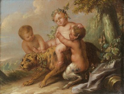 Charles Dominique Eisen (Valenciennes 1720 - Bruxelles 1778) L'enfance de Bacchus...