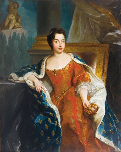 Attribué à Jean François de Troy (1679-1752) Portrait de la Grande Dauphine, Marie...