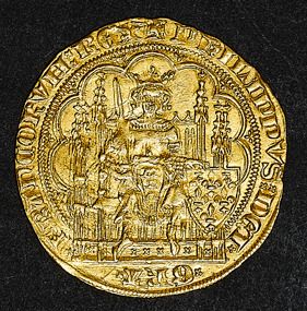 Monnaie en Or Philippe VI de Valois (1328-1350)-...