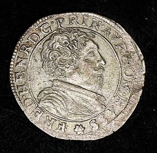 Monnaie d'argent Principauté d'Orange - Frédéric-Henri...