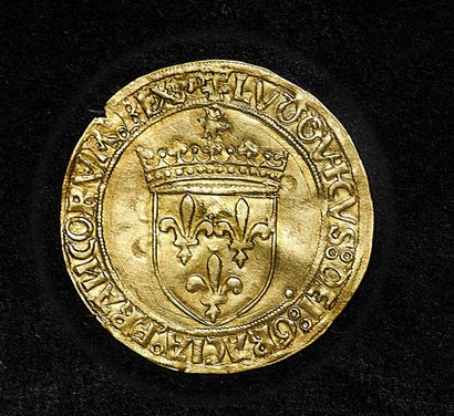Monnaie en or Louis XII (1498-1514) Écu d'or...