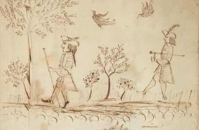 null [HERBIER]. ROUX (Benoît). Codex herbarum. Cerdon en Bugey, 1754. Manuscrit in-folio...