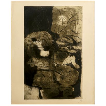 null Antoni CLAVÉ (1913-2005)
Lithographie en noir et blanc sur papier
Porte inscription...