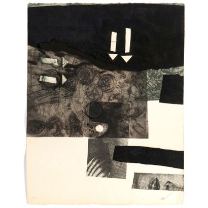 null Antoni CLAVÉ (1913-2005)
Lithographie en noir et blanc sur papier
Signé " Clavé"...