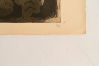 null Antoni CLAVÉ (1913-2005)
Lithographie en noir et blanc sur papier
Porte inscription...