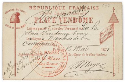 LISSAGARAY (Prosper-Olivier) Histoire de la Commune de 1871. Paris, Dentu, sans date...