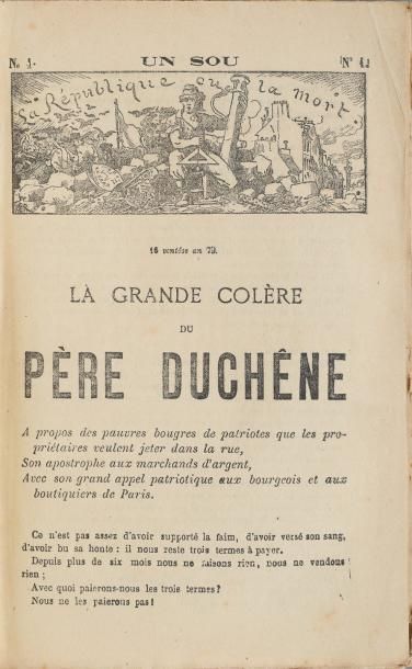 null Le Père Duchêne. Paris, Imprimerie Sornet, Nº 1 à 68; 16 ventôse-3 prairial...
