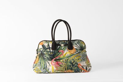 null SAVE MY BAG 
Sac cabas 
Motifs tropical
Dimensions : 33 X 55 cm