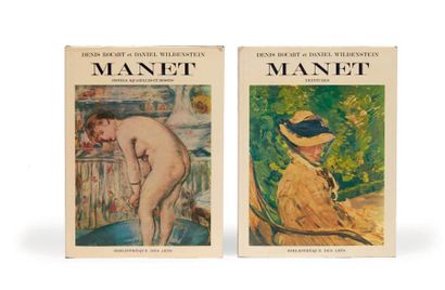  MANET. ROUART (Denis) et Daniel WILDENSTEIN. Manet. Catalogue raisonné. Tome I:... Gazette Drouot