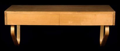 Alvar Aalto (1898-1976) Étagère à tiroirs modèle «112B» Hêtre Édition Artek 1938...