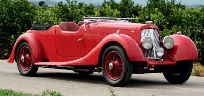 Aston Martin 15/98 2 L Tourer - 1936 Châssis: n° J 6710 LT Titre de circulation espagnol...