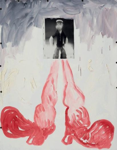 ARMEN ELOYAN (NÉ EN 1966) Untitled (Popeye Red Boots, Popeye Series), 2010 Huile...