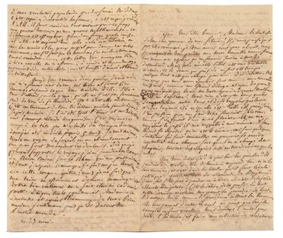 Astolphe de CUSTINE (1790-1857) Écrivain et voyageur 7 Lettres autographes (dont...
