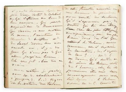 Claire de Kersaint, duchesse de DURAS Carnet autographe, 1810-1812; carnet in-8 de...