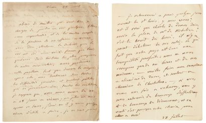 Charles Maurice de TALLEYRAND (1754-1838) Lettre autographe, Vienne 25 avril [1815],...