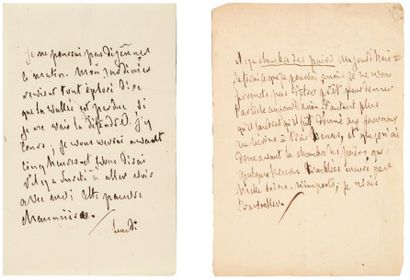 François de CHATEAUBRIAND 8 Lettres autographes, [juillet-décembre 1815?], à la duchesse...