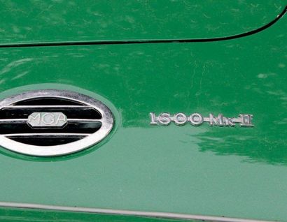 MGA 1600 MK II ROADSTER - 1962 Châssis: n° 2107109 - Roadster joyeux - Ligne indémodable...