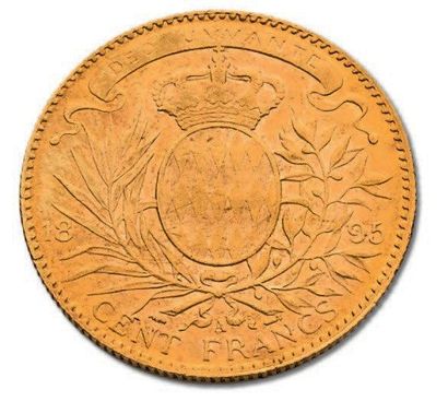 MONACO Albert Ier (1889-1922) 100 Francs 1895 Fr. 13 TTB à Superbe