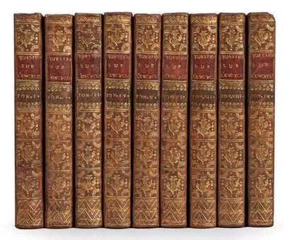 [VOLTAIRE] Questions sur l'Encyclopédie, par des amateurs. Sans lieu, 1770-1772....