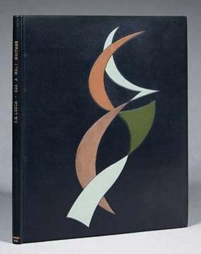 GARCIA LORCA (Federico) Oda a Walt Whitman. Mexico, Alcancia, 1933. In-4: box noir,...