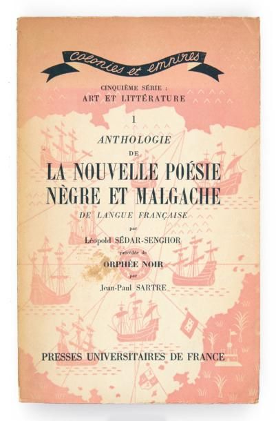 SENGHOR (Léopold Sédar) Anthologie de la nouvelle poésie nègre et malgache de langue...