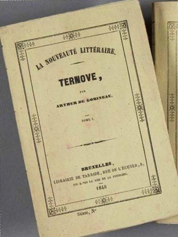 GOBINEAU (Arthur, comte de) Ternove. Bruxelles, Tarride, 1848. 3 volumes in-16 de...