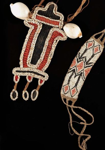 null Bracelet et pendentif Lot composé d'un bracelet des îles Salomon et d'un pendentif...