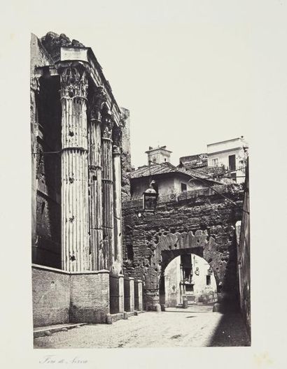 NINCI (Giuseppe) Monumenti di Roma in fotografia. Rome, G. Ninci, [1860-1869?]. 2...