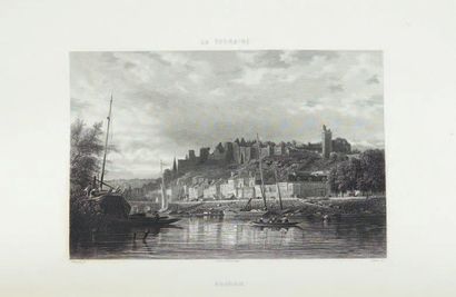 BOURASSÉ (Abbé J.-J.) La Touraine. Histoire et monuments. Tours, Ad Mame et Cie,...