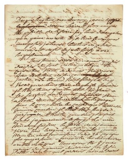 PELLETIER (Jacques, 1749-1839) conventionnel (Cher) Lettre autographe signée "Pelletier",...