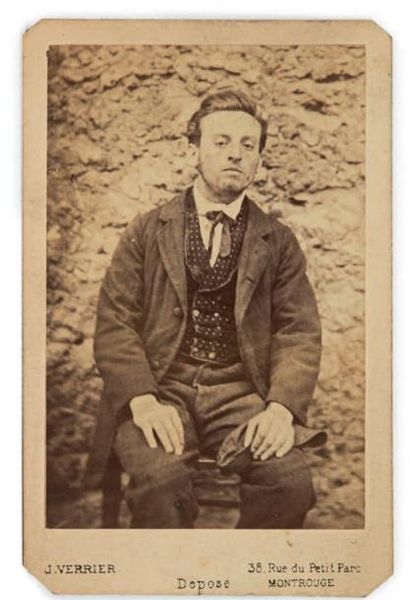 [TROPPMANN (Jean-Baptiste)] 2 PHOTOGRAPHIES originales, [1869]; format carte de visite,...