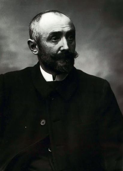 Henry MORET (1856-1913) Neige en Bretagne, 1892-1894 Huile sur toile. Signée, datée...