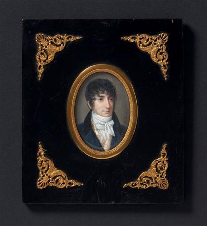 JEAN-BAPTISTE ISABEY (NANCY, 11 AVRIL 1767- PARIS, 18 AVRIL 1855) Portrait de jeune...