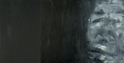 YAN PEI MING (NÉ EN 1960) Invisible man, 1990 Diptyque. Huile sur toile. Signée et...