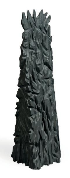 DAVID NASH (NÉ EN 1945) Cross Hatch Column, 2011 Bronze à patine noire. Edition à...