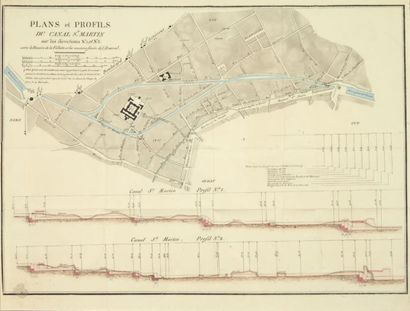 GIRARD (Pierre-Simon) Devis des ponts à bascule à construire sur le Canal de l'Ourcq....