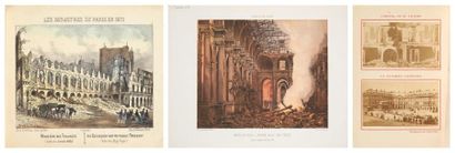 PETIT (Pierre) Guide-recueil de Paris-brulé. Evénements de mai 1871 contenant le...