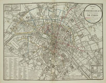 MAIRE (N.) Atlas adminisratif [sic] de la ville de Paris. Paris, Lottin de S.-Germain,...