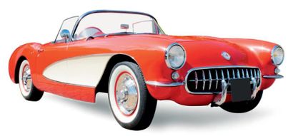 CHEVROLET Corvette 1956 TITRE DE CIRCULATION FRANÇAIS Le mythe américain» Apparue...