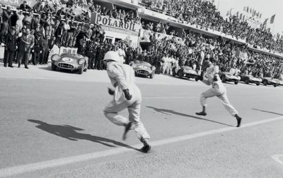 null Le Mans start 1958 André Delourmel Tirage photographique 100 x 150 cm Edition...