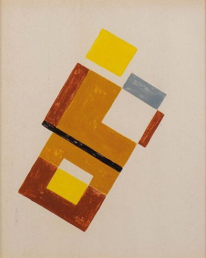 MARCEL - LOUIS BAUGNIET (1896 - 1995) Composition abstraite, vers 1930 Technique...