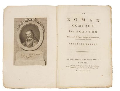 null Scarron, Paul. Le Roman comique, par Scarron. Edition ornée de figures dessinées...