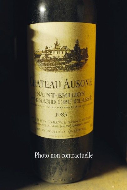  1 Bouteille Château Ausone 1985 GCC1A Saint-Emilion (T.L.B+; e.l.s; c.l.s)